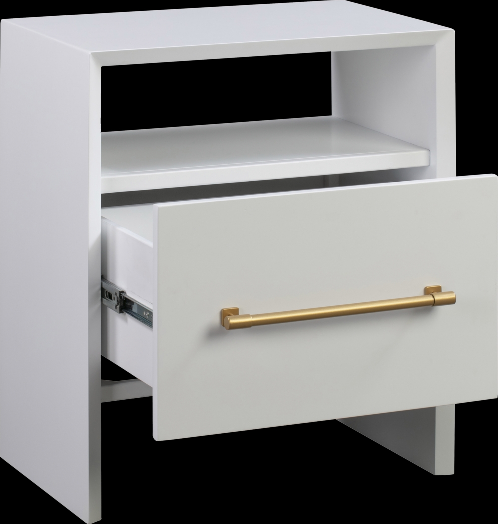 Wyleswood White Nightstand - Thumbnail - Image 4