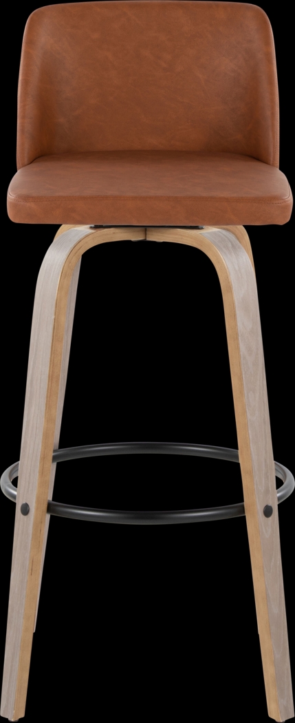 Wymering III Camel Swivel Barstool, Set of 2 - Thumbnail - Image 7