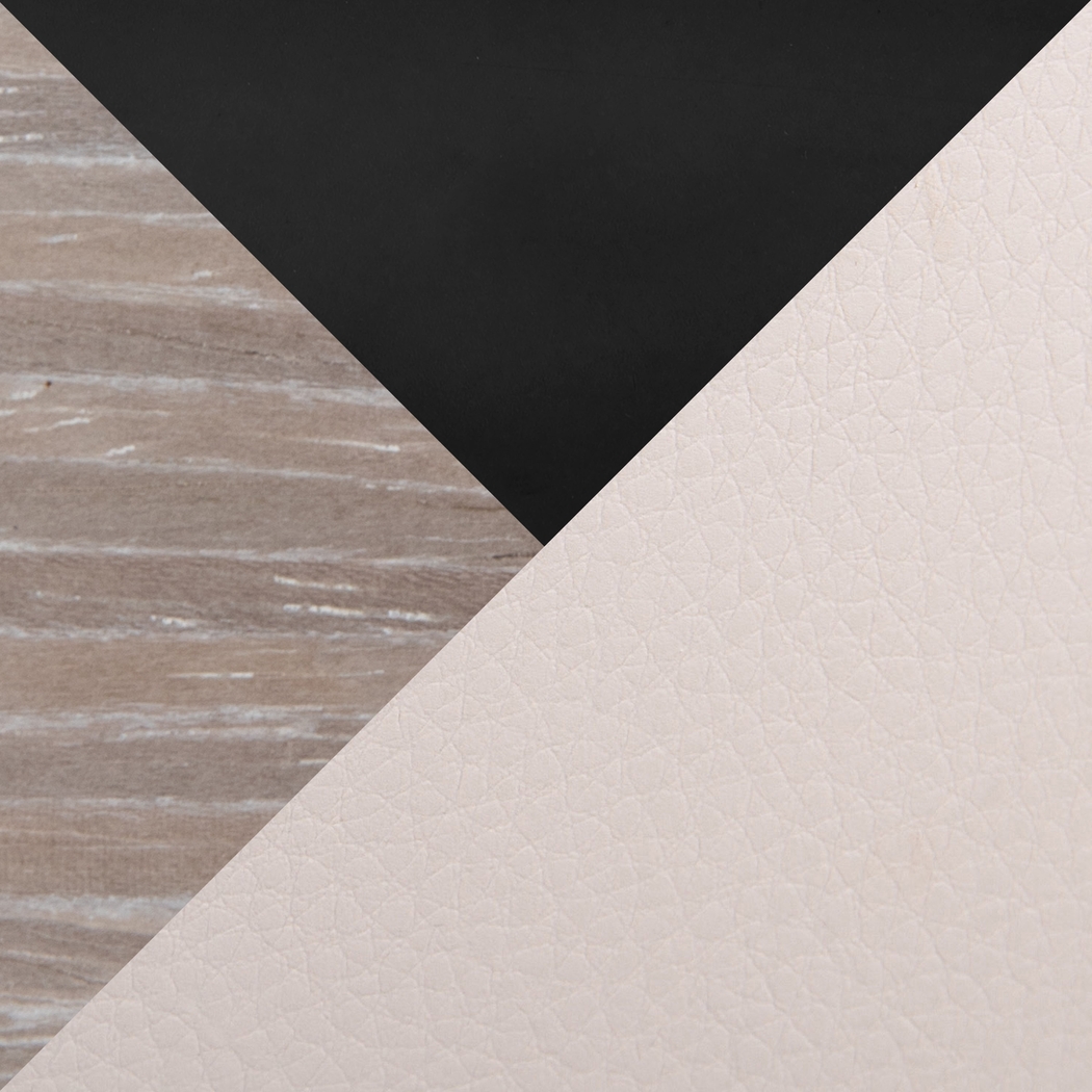 Wymering III Cream Polyurethane Swivel Barstool, Set of 2 - Thumbnail - Image 11