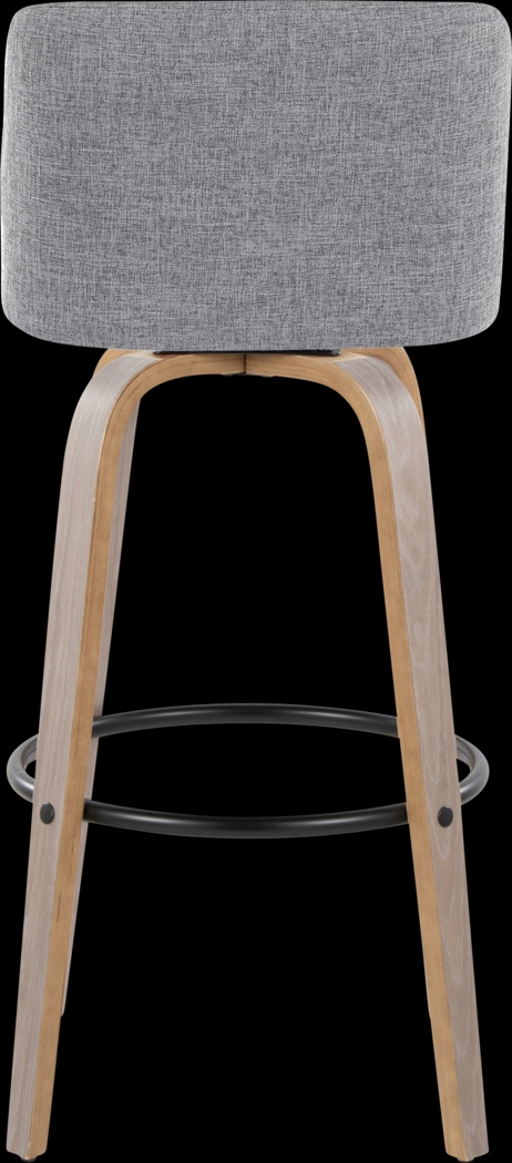 Wymering III Gray Swivel Barstool, Set of 2 - Thumbnail - Image 6