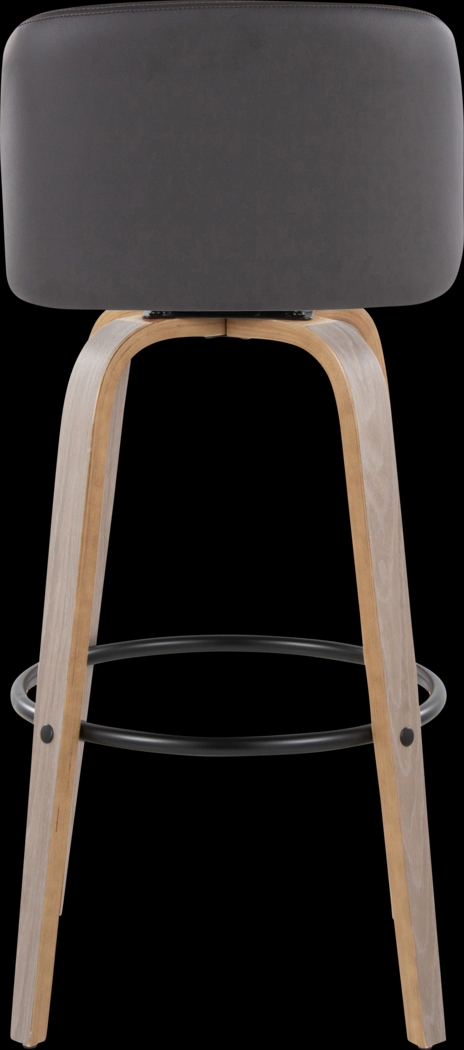 Wymering III Gray Swivel Barstool, Set of 2 - Thumbnail - Image 6