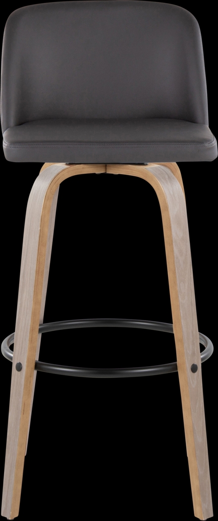 Wymering III Gray Swivel Barstool, Set of 2 - Thumbnail - Image 7