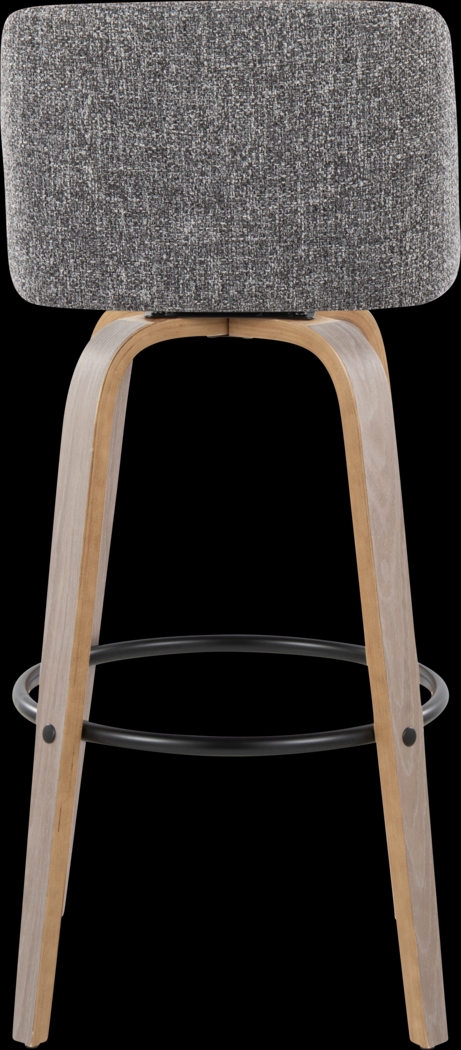 Wymering III Light Gray Swivel Barstool, Set of 2 - Thumbnail - Image 6