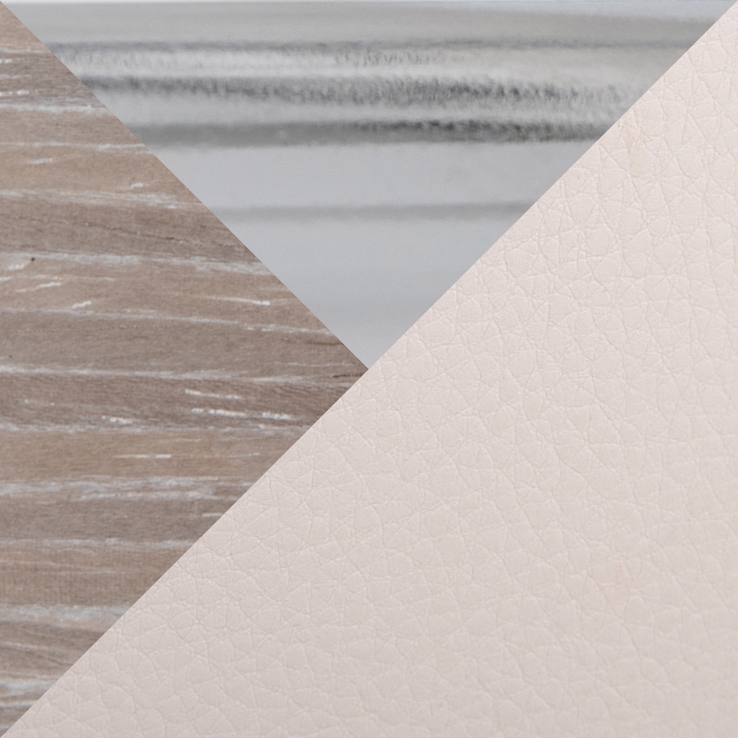 Wymering IV Cream Polyurethane Swivel Counter Height Stool, Set of 2 - Thumbnail - Image 11