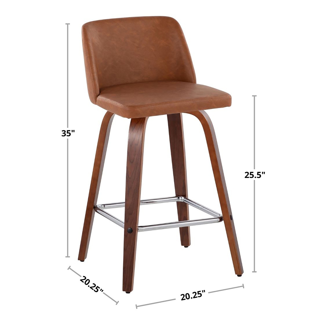 Wymering IV Cream Swivel Counter Height Stool, Set of 2 - Thumbnail - Image 12