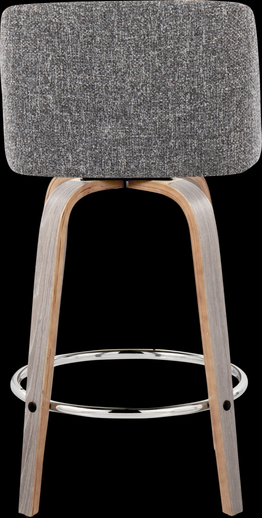 Wymering IV Gray Swivel Counter Height Stool, Set of 2 - Thumbnail - Image 6