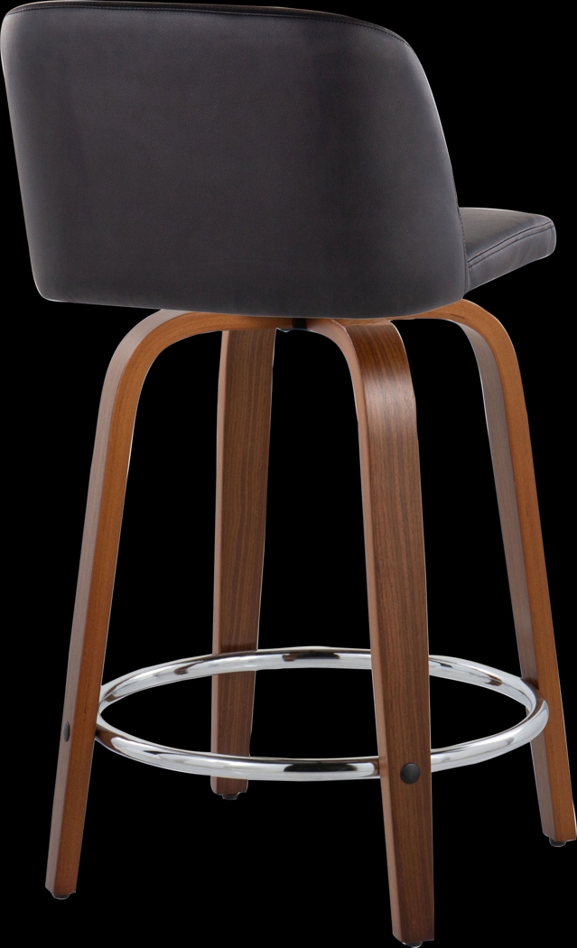 Wymering IX Black Swivel Counter Height Stool, Set of 2 - Thumbnail - Image 8