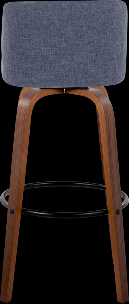 Wymering V Blue Swivel Barstool, Set of 2 - Thumbnail - Image 6