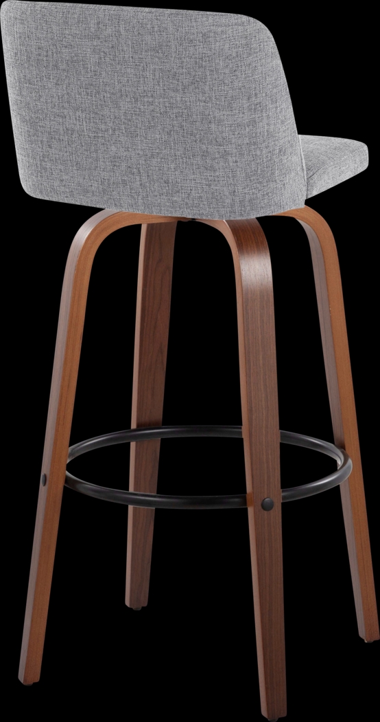 Wymering V Gray Swivel Barstool, Set of 2 - Thumbnail - Image 5