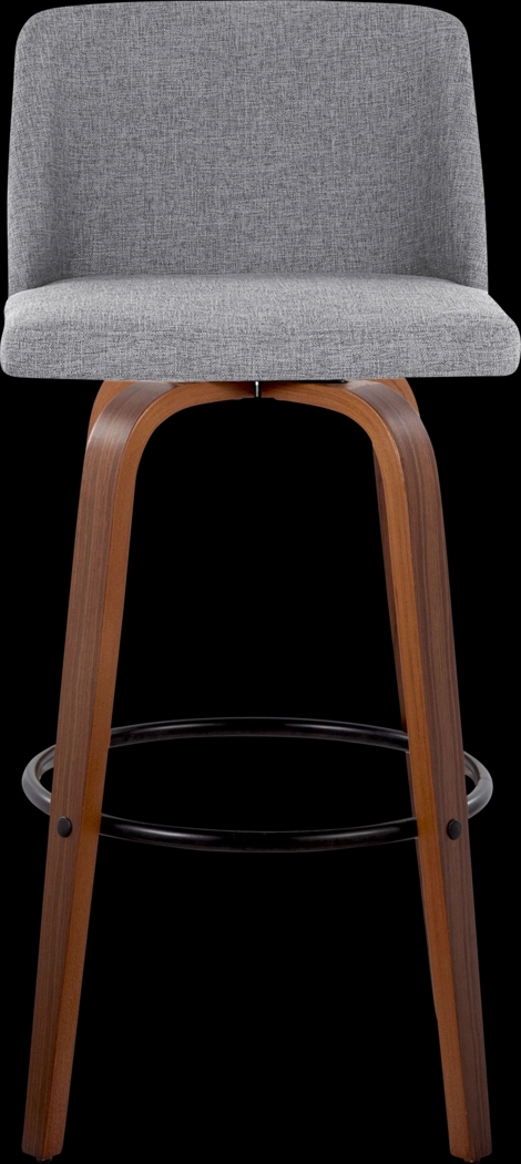 Wymering V Gray Swivel Barstool, Set of 2 - Thumbnail - Image 7