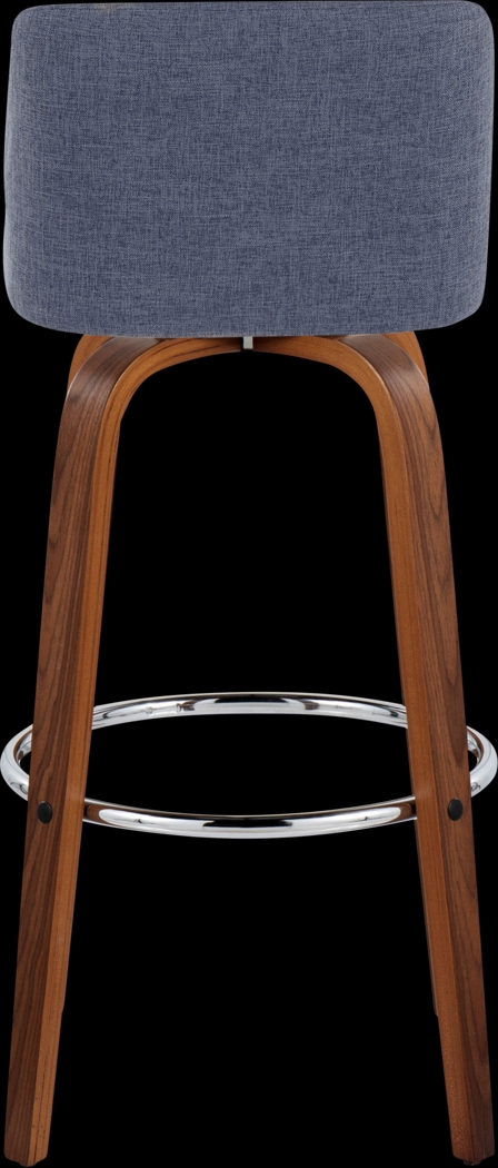 Wymering VI Blue Swivel Barstool, Set of 2 - Thumbnail - Image 6