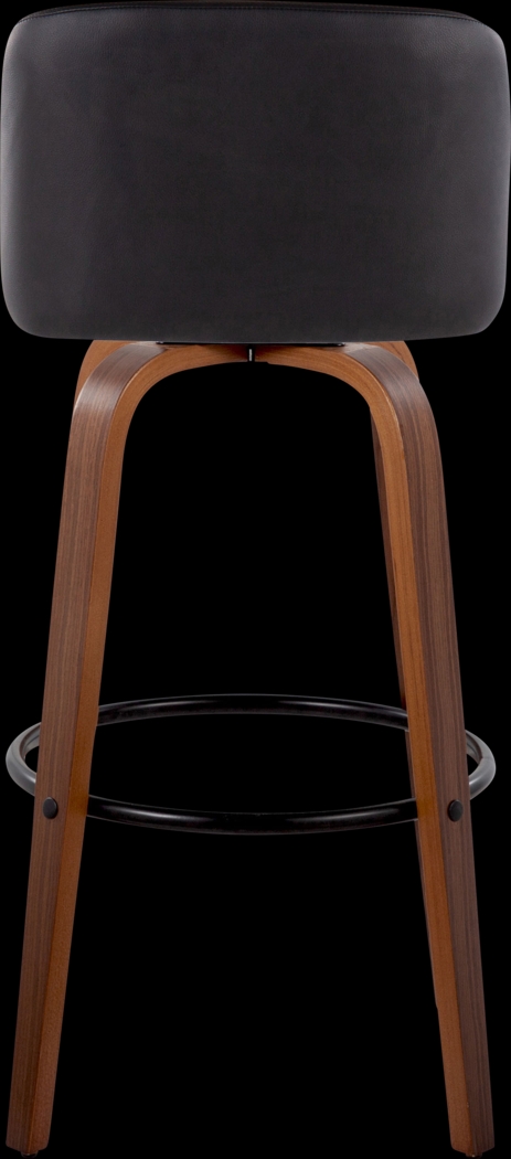 Wymering VII Black Swivel Barstool, Set of 2 - Thumbnail - Image 6