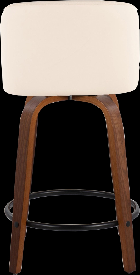 Wymering VII Cream Swivel Counter Height Stool, Set of 2 - Thumbnail - Image 10