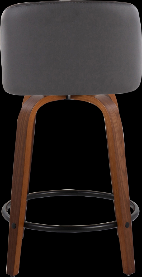 Wymering VII Gray Swivel Counter Height Stool, Set of 2 - Thumbnail - Image 9