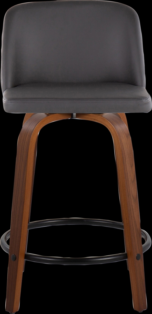 Wymering VII Gray Swivel Counter Height Stool, Set of 2 - Thumbnail - Image 10