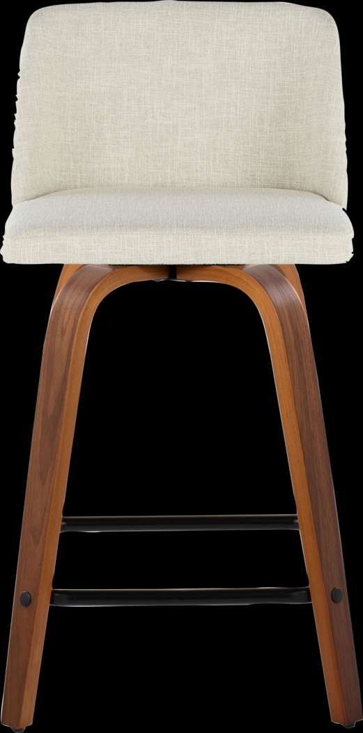 Wymering VIII Cream Swivel Counter Height Stool, Set of 2 - Thumbnail - Image 10