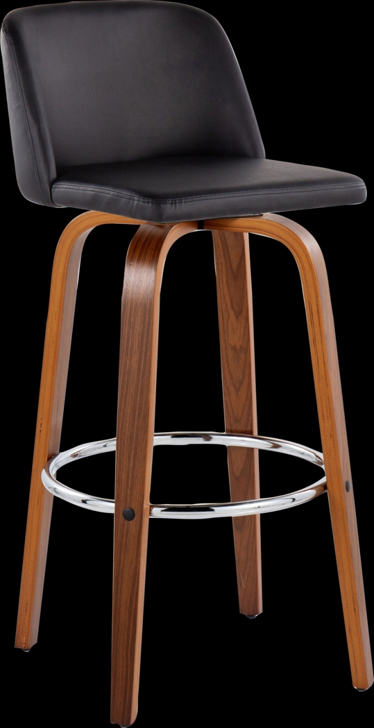 Wymering X Black Swivel Barstool, Set of 2 - Thumbnail - Image 6