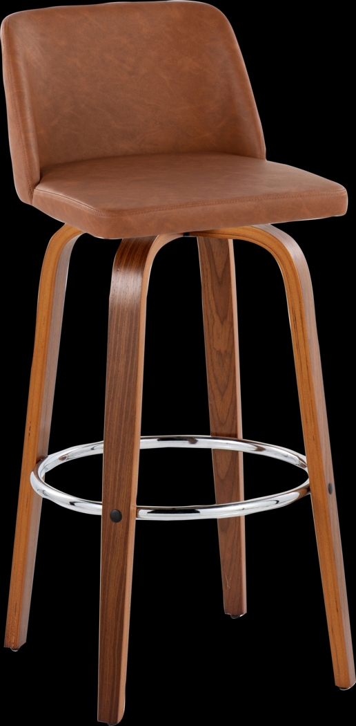 Wymering X Camel Swivel Barstool, Set of 2 - Thumbnail - Image 5