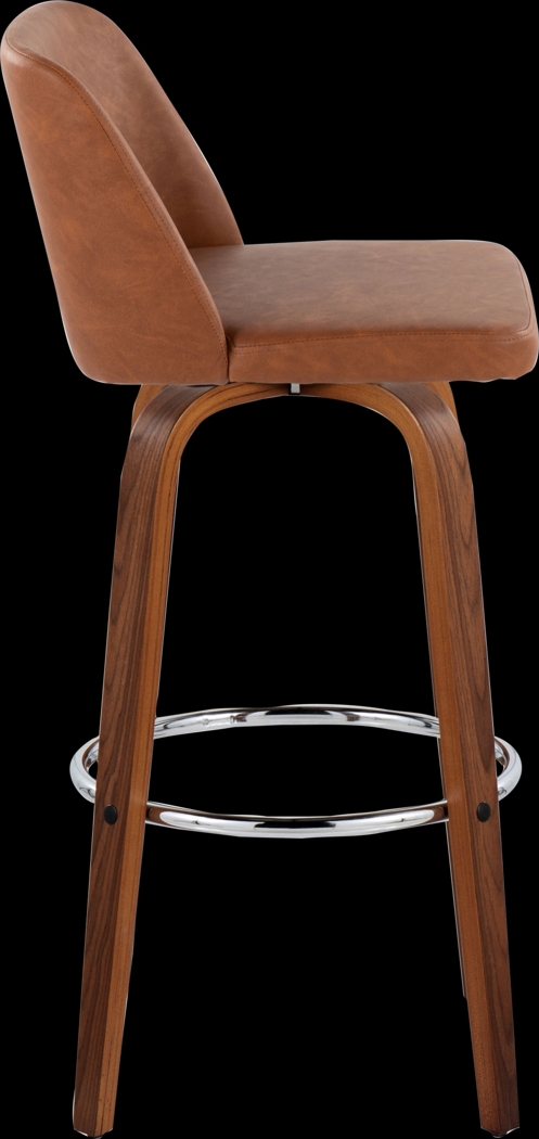 Wymering X Camel Swivel Barstool, Set of 2 - Thumbnail - Image 9