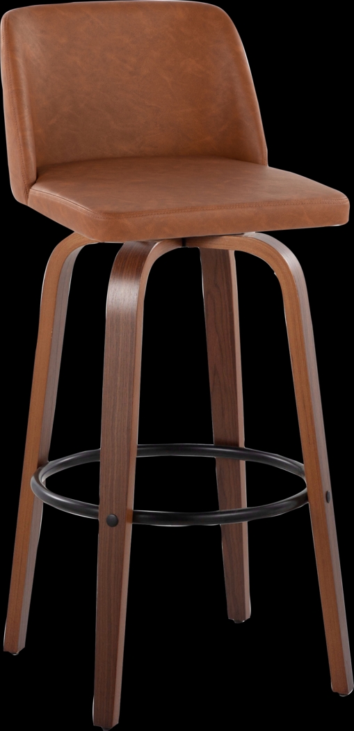 Wymering XI Camel Swivel Barstool, Set of 2 - Thumbnail - Image 6