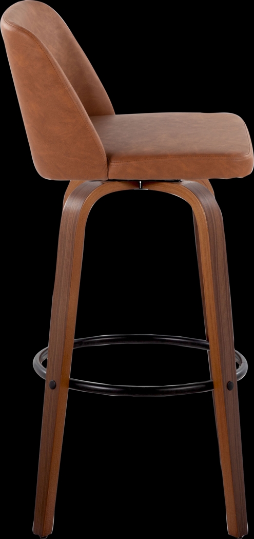 Wymering XI Camel Swivel Barstool, Set of 2 - Thumbnail - Image 7
