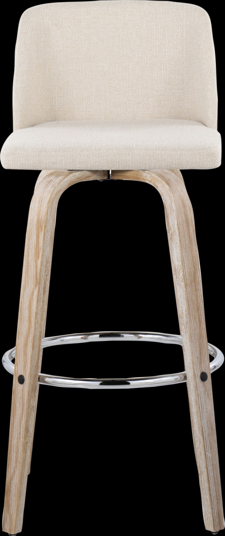Wymering XII Cream Swivel Barstool, Set of 2 - Thumbnail - Image 10