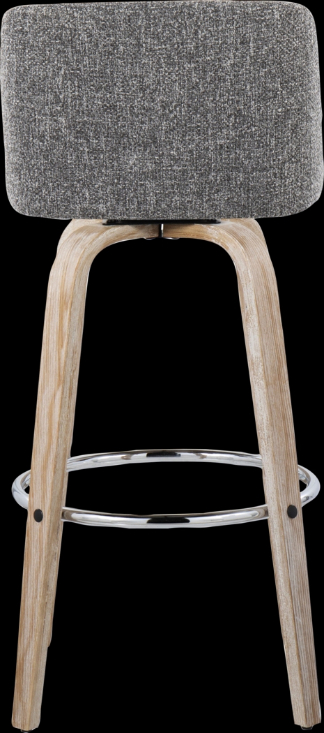 Wymering XII Gray Swivel Barstool, Set of 2 - Thumbnail - Image 9