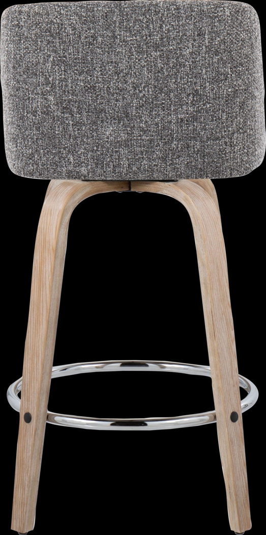Wymering XII Gray Swivel Counter Height Stool, Set of 2 - Thumbnail - Image 9