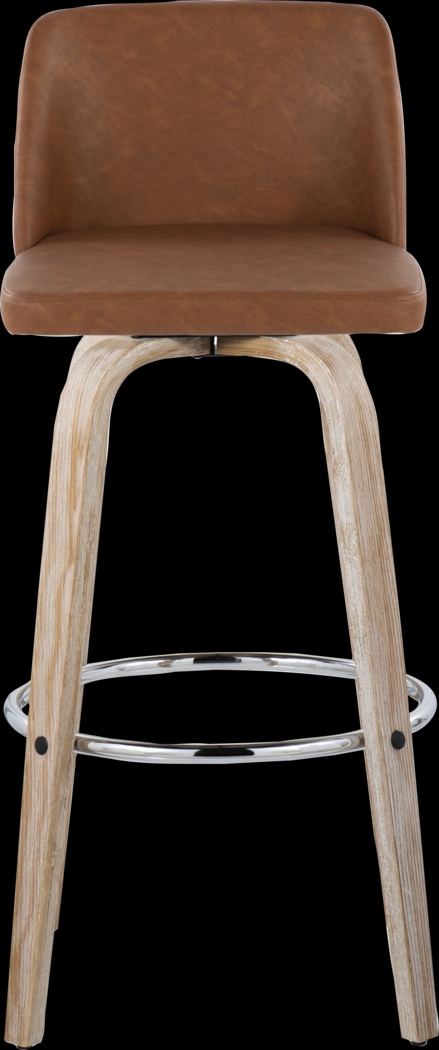 Wymering XIII Camel Swivel Barstool, Set of 2 - Thumbnail - Image 10
