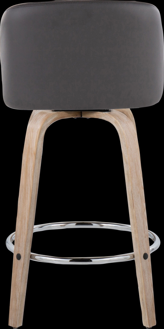 Wymering XIII Gray Swivel Counter Height Stool, Set of 2 - Thumbnail - Image 9