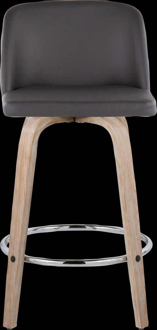 Wymering XIII Gray Swivel Counter Height Stool, Set of 2 - Thumbnail - Image 10