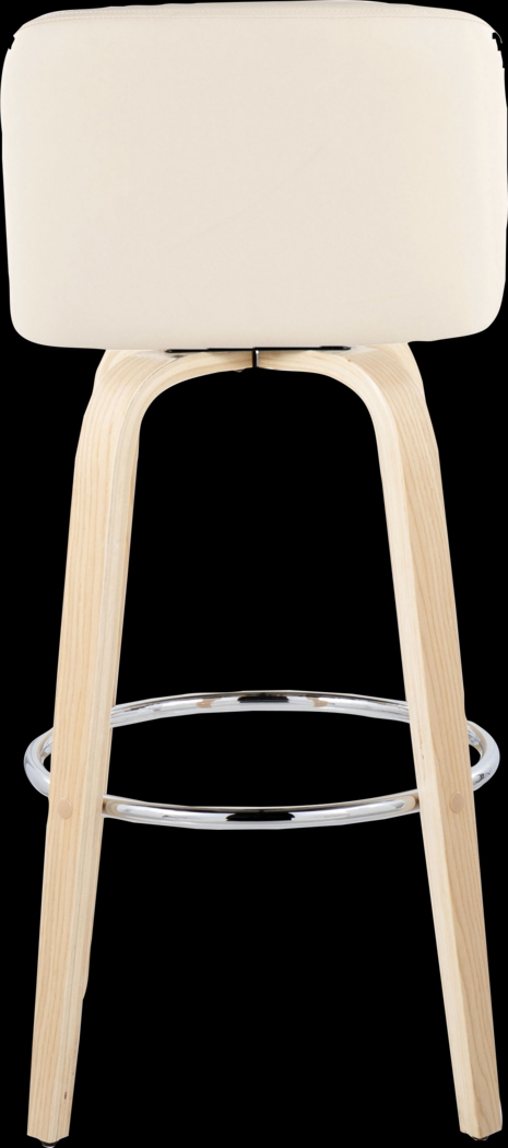 Wymering XVI Cream Swivel Barstool, Set of 2 - Thumbnail - Image 9