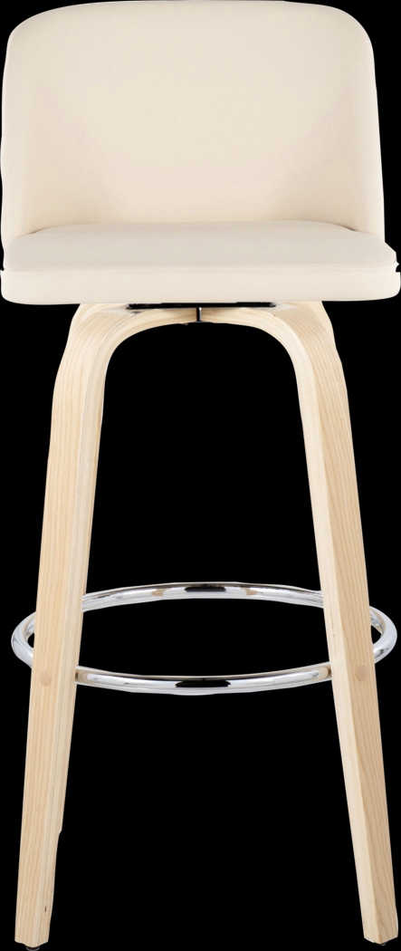 Wymering XVI Cream Swivel Barstool, Set of 2 - Thumbnail - Image 10