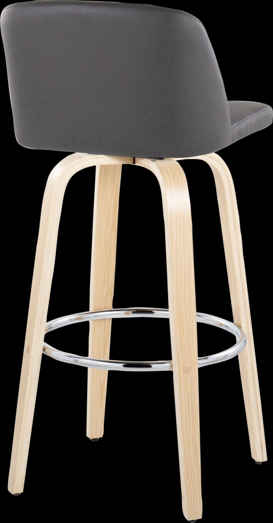 Wymering XVI Gray Swivel Barstool, Set of 2 - Thumbnail - Image 8