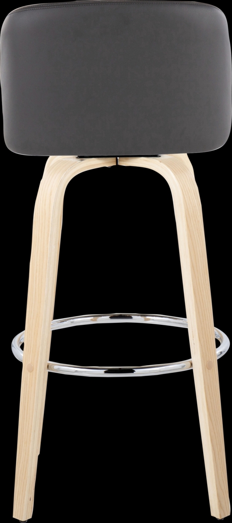 Wymering XVI Gray Swivel Barstool, Set of 2 - Thumbnail - Image 9