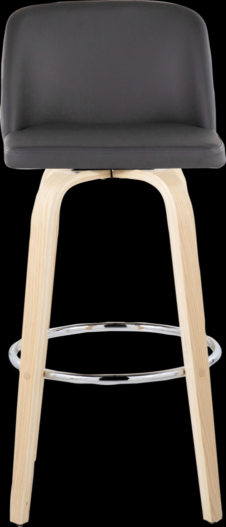 Wymering XVI Gray Swivel Barstool, Set of 2 - Thumbnail - Image 10