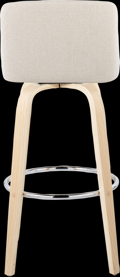 Wymering XVII Cream Swivel Barstool, Set of 2 - Thumbnail - Image 9
