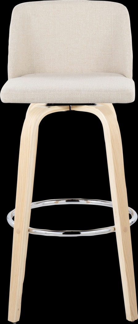 Wymering XVII Cream Swivel Barstool, Set of 2 - Thumbnail - Image 10