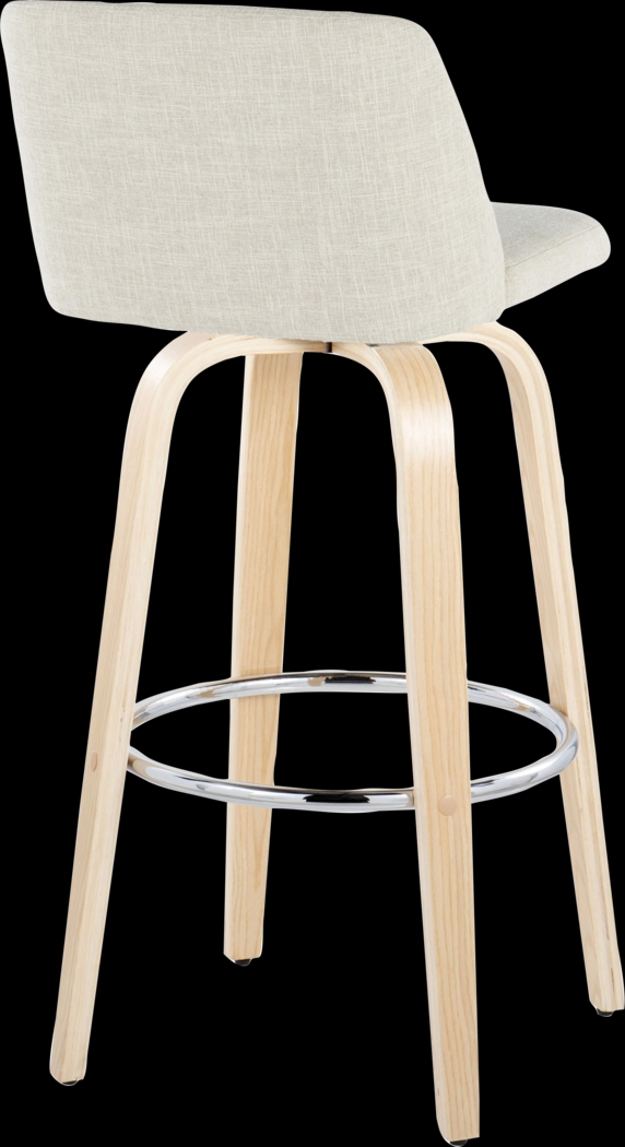 Wymering XVII Cream Swivel Barstool, Set of 2 - Thumbnail - Image 8