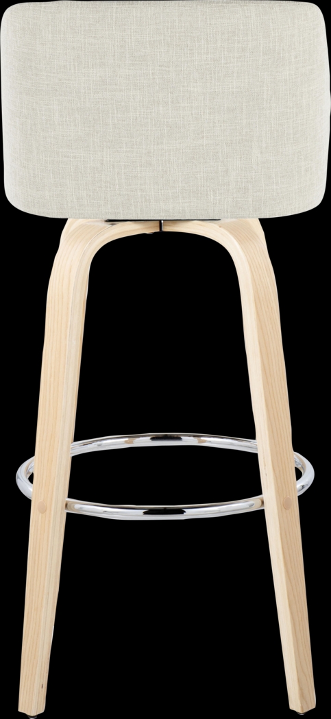 Wymering XVII Cream Swivel Barstool, Set of 2 - Thumbnail - Image 9