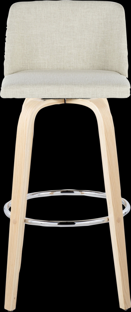 Wymering XVII Cream Swivel Barstool, Set of 2 - Thumbnail - Image 10