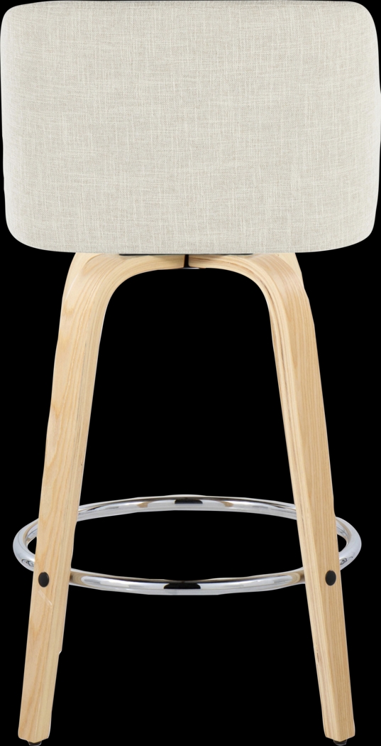 Wymering XVII Cream Swivel Counter Height Stool, Set of 2 - Thumbnail - Image 9