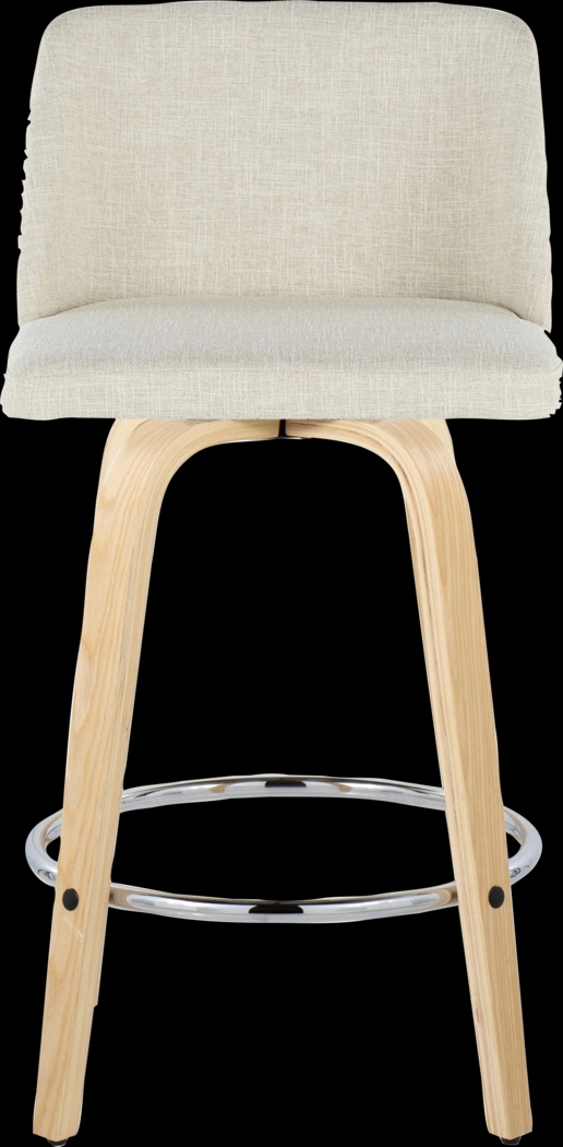 Wymering XVII Cream Swivel Counter Height Stool, Set of 2 - Thumbnail - Image 10