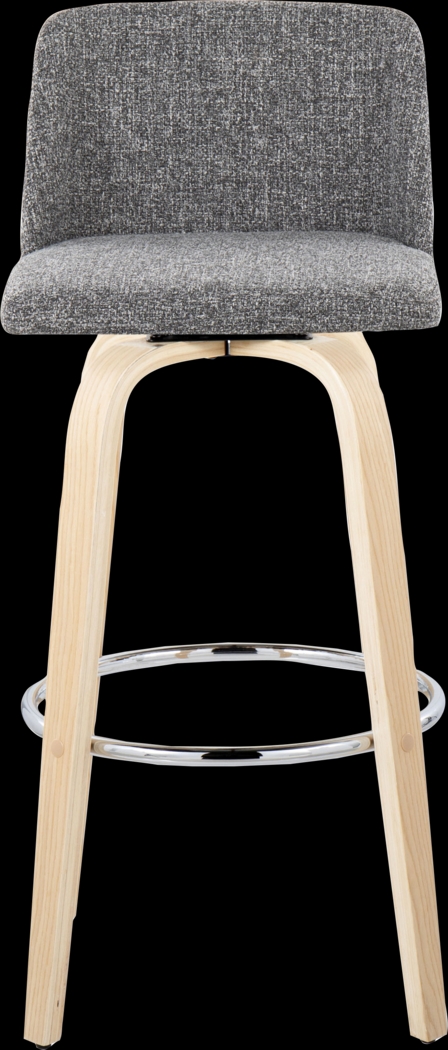 Wymering XVII Gray Swivel Barstool, Set of 2 - Thumbnail - Image 10