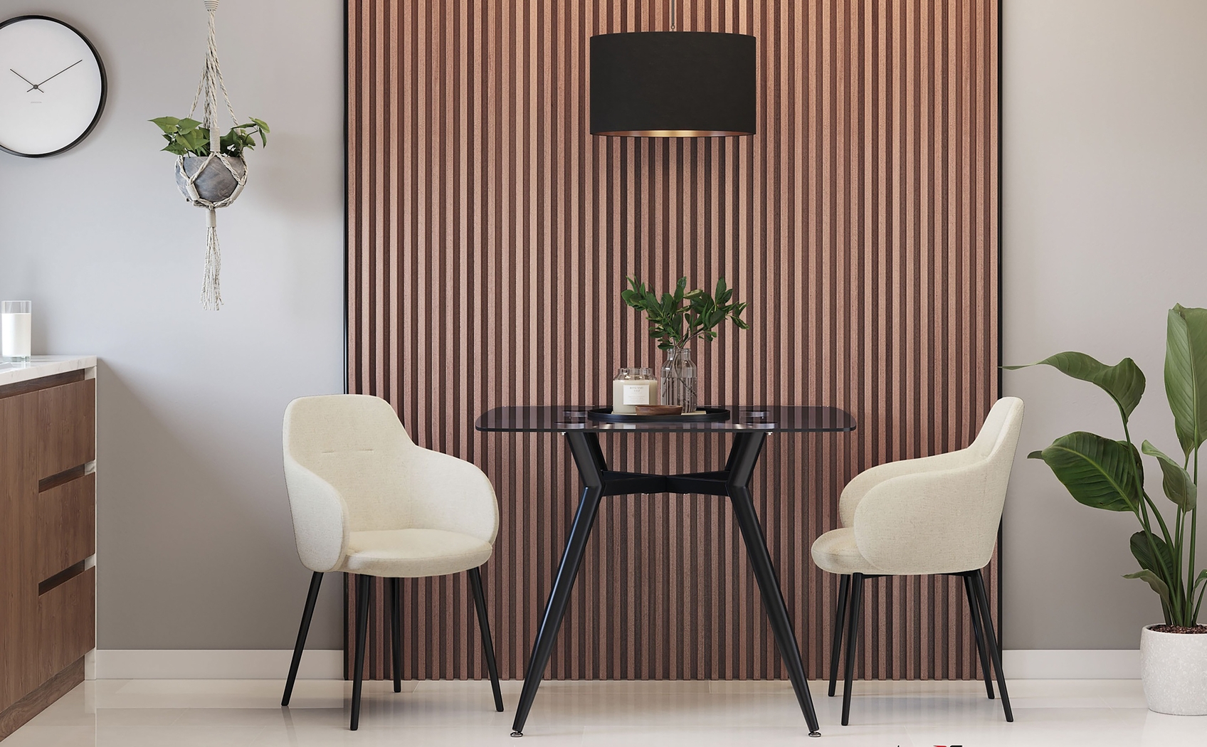 Wynburn Cream Side Chair, Set of 2 - Thumbnail - Image 2