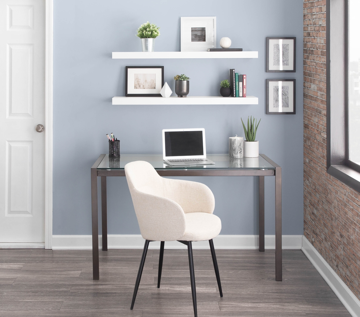 Wynburn Cream Side Chair, Set of 2 - Thumbnail - Image 3