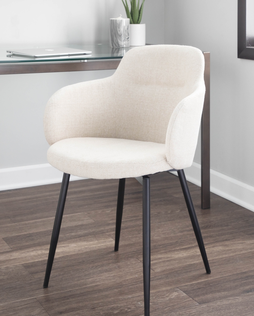 Wynburn Cream Side Chair, Set of 2 - Thumbnail - Image 4