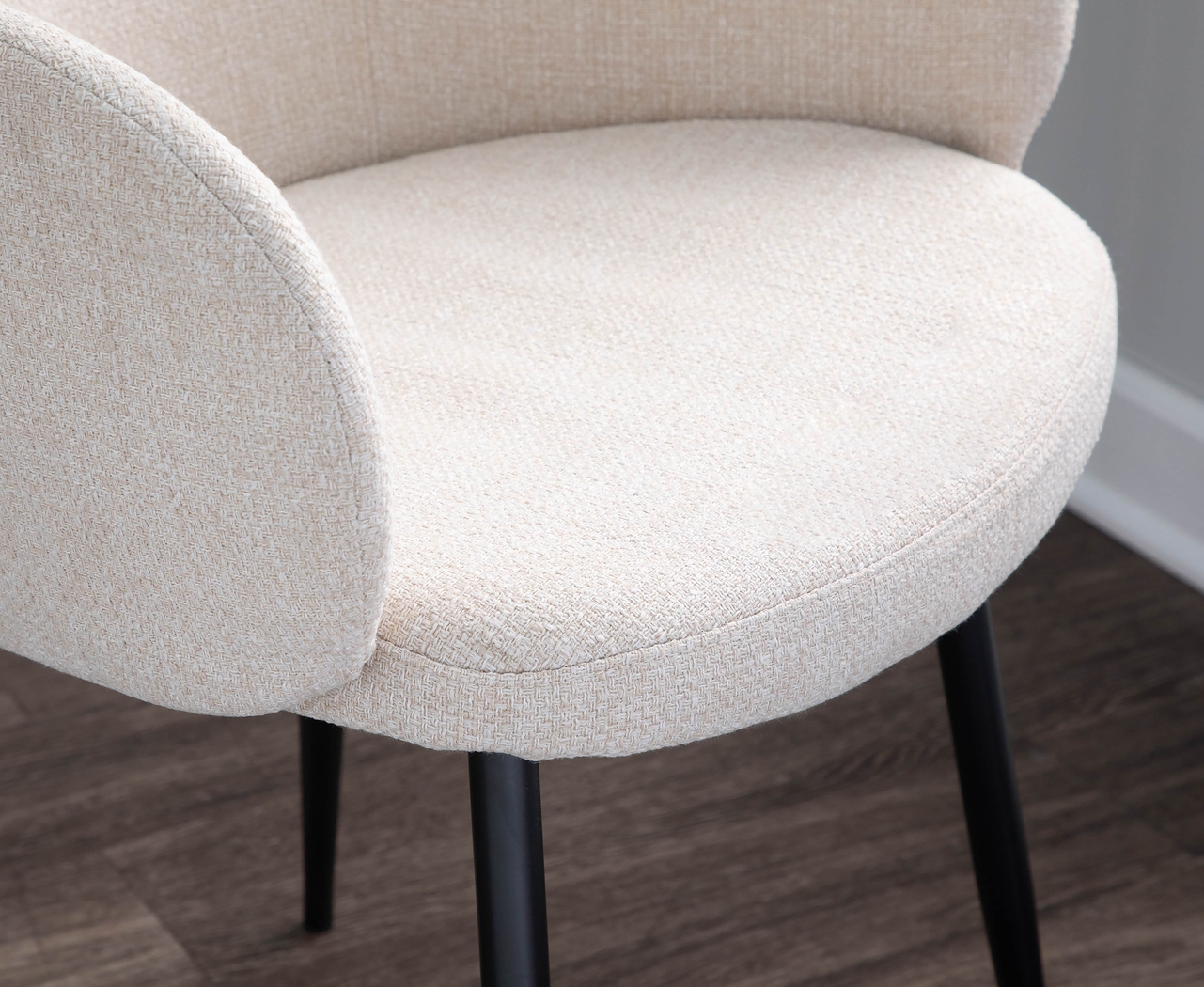 Wynburn Cream Side Chair, Set of 2 - Thumbnail - Image 5