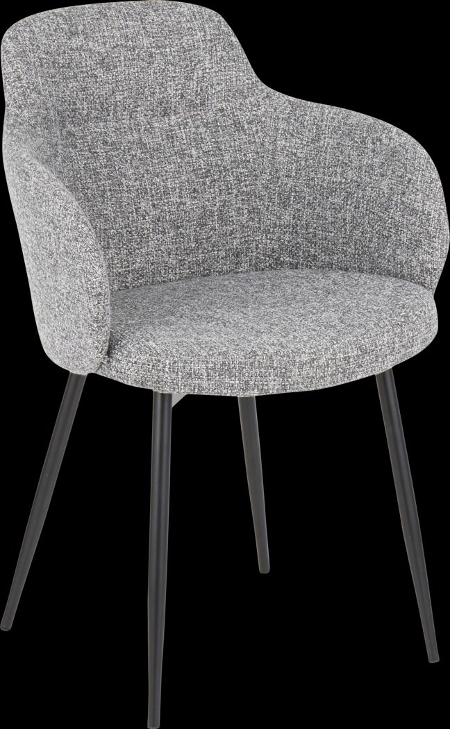 Wynburn Gray Side Chair, Set of 2 - Thumbnail - Image 5