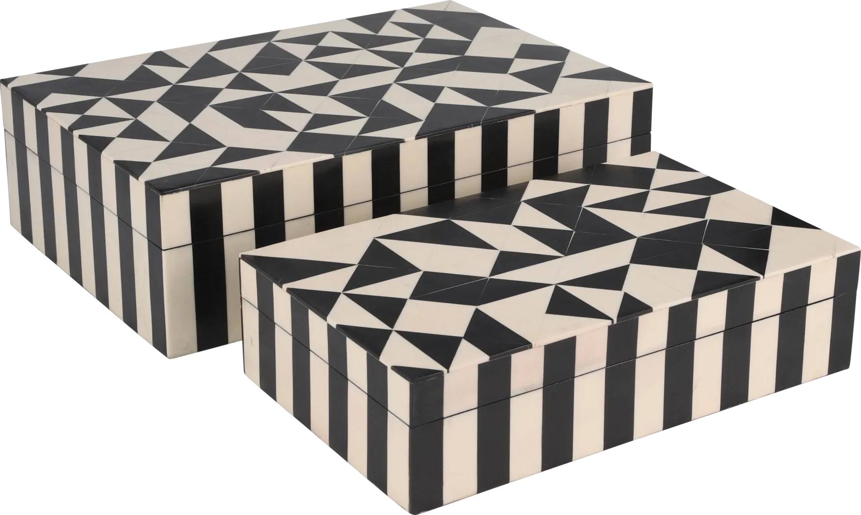 Wynchase Black Decorative Box, Set of 2 - Thumbnail - Image 1